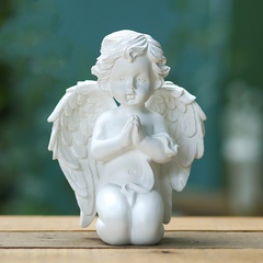 Religious Prayer Angel Ornaments Bedside Table Decorative Resin Crafts