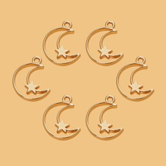 Simple Style Star Moon Alloy Plating Jewelry Accessories 1 Piece