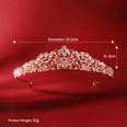 Accessoires de cheveux de marie rtro lgante reine couronne diamant creux semicirculaire bandeau fte d39anniversaire robe de marie accessoires en gros nihaojewelrypicture12