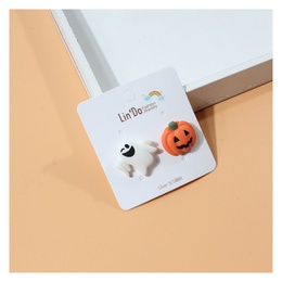 Fashion Pumpkin Plastic Ear Studs 1 Pairpicture11