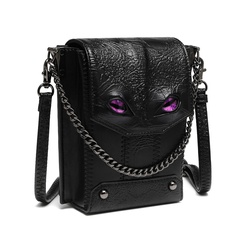 Unisex Small All Seasons PU Leather Eye Solid Color Classic Style Chain Shell Magnetic Buckle Crossbody Bag