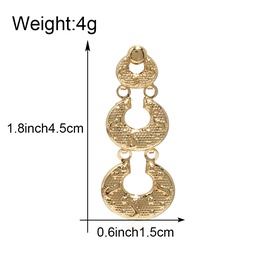 Vintage Style Geometric Alloy Plating Drop Earrings 1 Pairpicture10