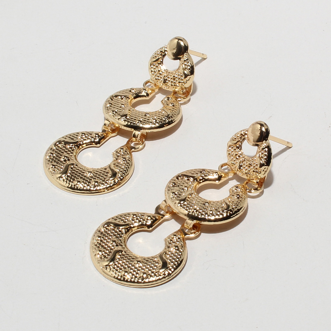 Vintage Style Geometric Alloy Plating Drop Earrings 1 Pairpicture5