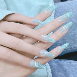 Sweet Stripe ABS Nail Patchespicture4