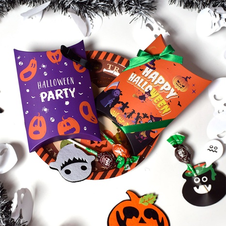 Víspera De Todos Los Santos Moda Patrón De Halloween Papel Festival Suministros para envolver regalos 1 Pieza's discount tags