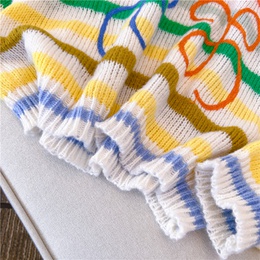 Fashion Stripe knit Round Neck Long Sleeve Regular Sleeve Sweaterpicture11