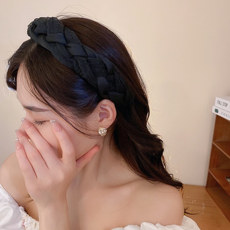 Sweet Solid Color Cloth Hair Band 1 Piece's discount tags