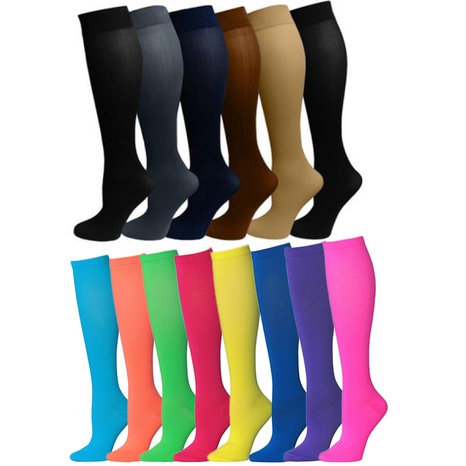 Unisex Sport Einfarbig Nylon Socken's discount tags