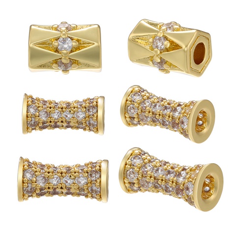 Fashion Solid Color Copper Plating Inlay Zircon Jewelry Accessories 1 Piece's discount tags