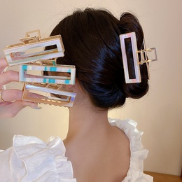 Simple Style Gradient Color Copper Hollow Out Acrylic Hair Clip 1 Piecepicture14
