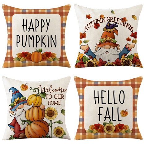 Cute Pumpkin Linen Pillow Cases's discount tags