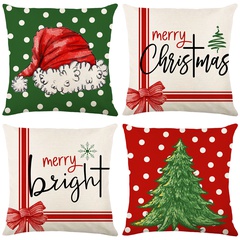 Fashion Christmas Tree Linen Pillow Cases