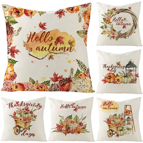 Cute Maple Leaf Linen Pillow Cases's discount tags