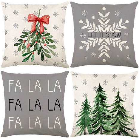Fashion Snowflake Linen Pillow Cases's discount tags