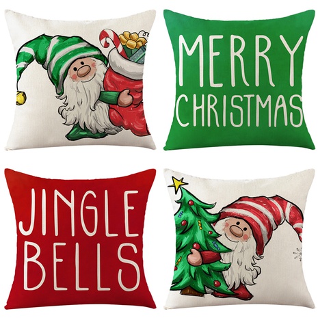 Cute Santa Claus Linen Pillow Cases's discount tags