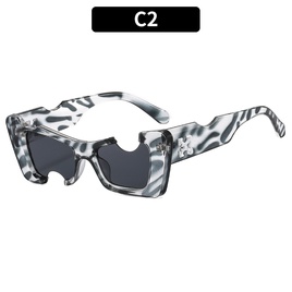 Unisex Fashion Solid Color Pc Square Full Frame Sunglassespicture9