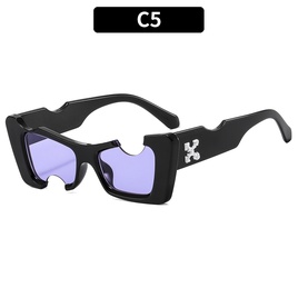 Unisex Fashion Solid Color Pc Square Full Frame Sunglassespicture12