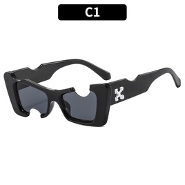 Unisex Fashion Solid Color Pc Square Full Frame Sunglassespicture8