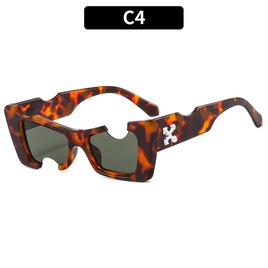 Unisex Fashion Solid Color Pc Square Full Frame Sunglassespicture11