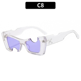 Unisex Fashion Solid Color Pc Square Full Frame Sunglassespicture15
