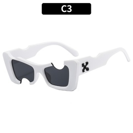 Unisex Fashion Solid Color Pc Square Full Frame Sunglassespicture10
