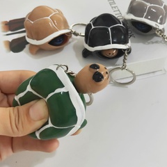 Cute Tortoise plastic Children Unisex Bag Pendant Keychain 1 Piece