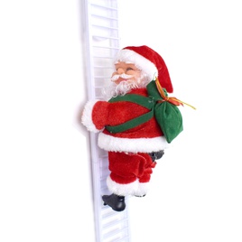 Lustige Elektrische Leiter Santa Claus Weihnachten Dekorationen Puppe Spielzeug Geschenkpicture22