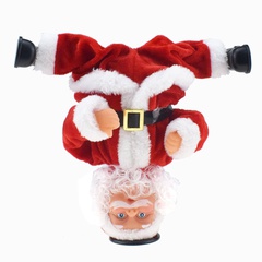 Lustige Weihnachten Handstand Rotierenden Elektrische Musik Santa Claus Puppe Spielzeug
