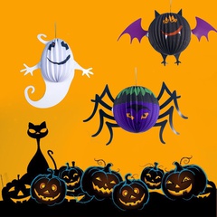 Halloween Spider Bat Ghost Paper Party Hanging Ornaments 1 Piece