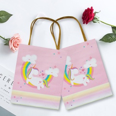 Birthday Cute Unicorn Paper Party Gift Bags 5 Piece Set