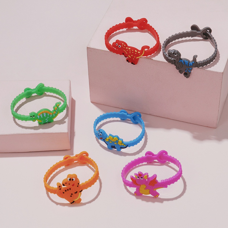 Fashion Dinosaur Silica Gel Epoxy KidS wristband 1 Piece