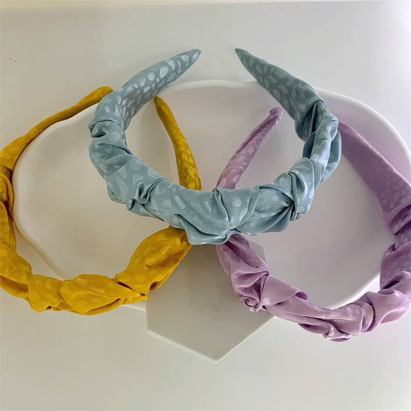 Fashion Solid Color Cloth Hair Band 1 Piecepicture5