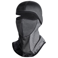 Winter Warm Fleece-Lined Cycling Mask Breathable Polar Fleece Wind-Proof and Cold Protection Scarf Motorcycle Head Cover Ski Face Care
