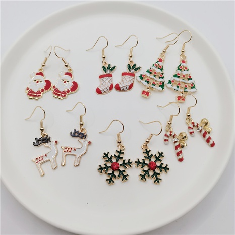 Cartoon Style Geometric Alloy Plating Women'S Earrings 1 Pair's discount tags