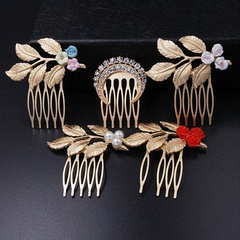 Sweet Flower Alloy Plating Artificial Pearls Hair Clip