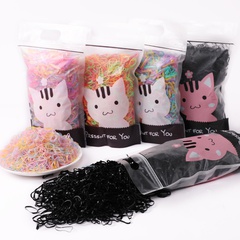 Cute little rubber band disposable hair rope hair accessories baby tie hair headdress wholesale nihaojewelry