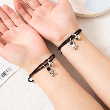 Japanese Hair Band Chinese Style Spaceman Carrying Strap Pair Simple Bracelet Dual-Use Hair Rope Female Online Influencer Headdress's discount tags