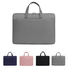 Men'S Basic Solid Color Oxford Cloth Briefcases