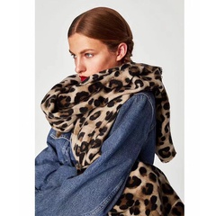 Women'S Simple Style Leopard Imitation cashmere Printing Pashmina Scarves