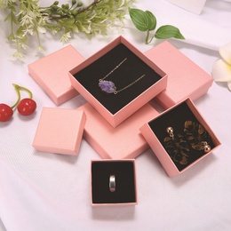 Fashion Simple Style Solid Color Paper Jewelry Boxespicture7