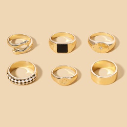 Simple Style Hand Alloy WomenS Open Ring 1 Setpicture9