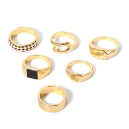 Simple Style Hand Alloy WomenS Open Ring 1 Setpicture8