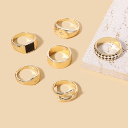 Simple Style Hand Alloy WomenS Open Ring 1 Setpicture10