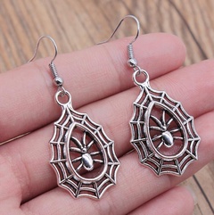 Simple Style Spider Spider Web Alloy Hollow Out Women'S Ear hook 1 Pair