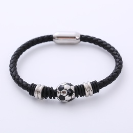 Casual Football Stainless Steel Bangle 1 Piecepicture12