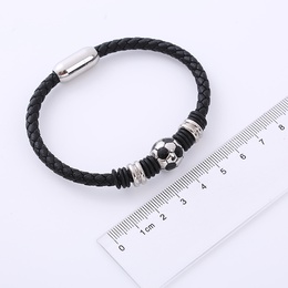 Casual Football Stainless Steel Bangle 1 Piecepicture9
