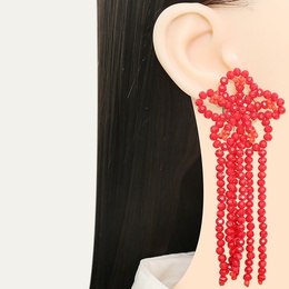 Fashion Flower Beaded Drop Earrings 1 Pairpicture10