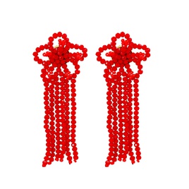 Fashion Flower Beaded Drop Earrings 1 Pairpicture13