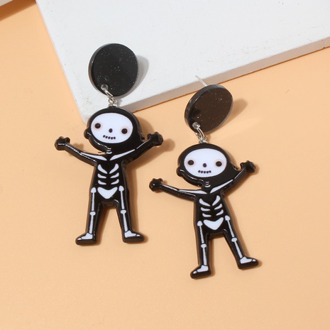 Cute Skeleton Plastic Women'S Drop Earrings 1 Pair's discount tags