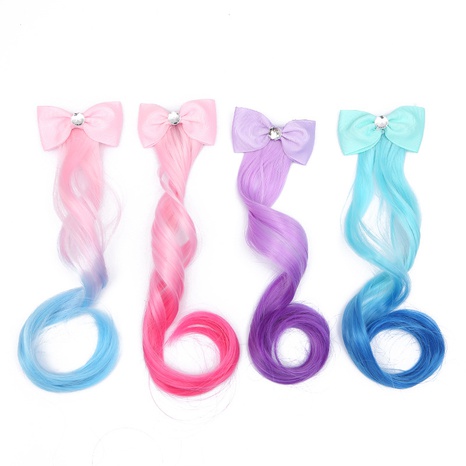 Princess Gradient Color Cloth Bowknot Hair Clip's discount tags